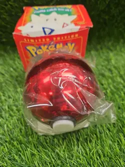 Vintage Burger King’s Pokemon Togepi Ball Gold Plated Card With Red Box #2 - Image 3