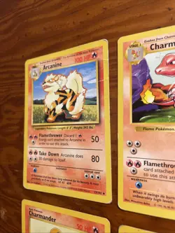 Vintage Pokemon Base Set Lot 14 Cards No Holos - Image 3