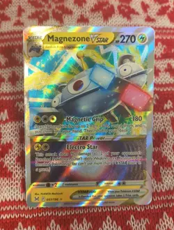 Pokemon TCG Magnezone VSTAR Holo Ultra Rare Card Lost Origin 057/196 - Image 1