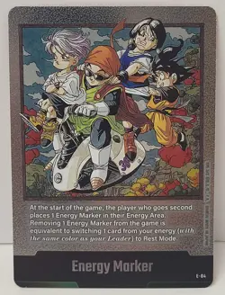 Energy Marker E-84 Silver Manga Booster 02 Dragon Ball Fusion TCG Card - Image 1