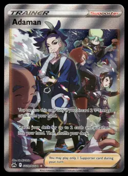 Pokemon Cards Adaman GG57/GG70 Crown Zenith Galarian Gallery Rare Ultra NM *1 - Image 1