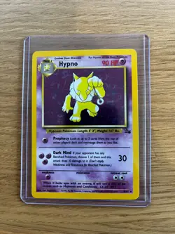Hypno 8/62 | Fossil Set | LP | Holo Rare Pokemon Card - Image 1