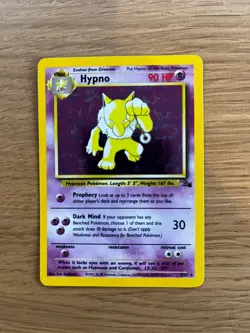 Hypno 8/62 | Fossil Set | LP | Holo Rare Pokemon Card - Image 2