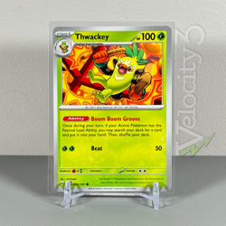 Pokemon TCG Card: THWACKEY 15/167 | Common | Twilight Masquerade | NM/Mint - Image 1