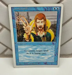 MTG Counterspell Unlimited MP Moderately Played Magic the Gathering Vintage - Image 1