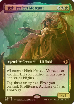 High Perfect Morcant (Extended Art) #373 (Foil) (NM) ECL Magic MTG - Image 1