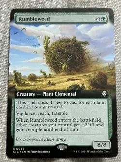 Rumbleweed Commander Outlaws of Thunder Junction Extended Art LP MTG - Image 1