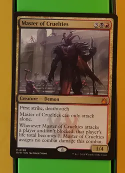 MTG RVR: Master of Cruelties (Creature) Ravnica Remastered Mythic 0198 - Image 1