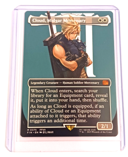 Cloud, Midgar Mercenary (Borderless) Final Fantasy Regular NM!!! - Image 1