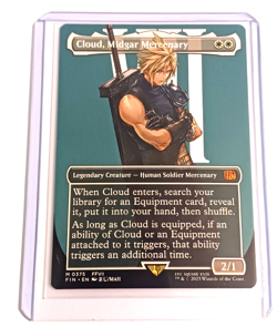Cloud, Midgar Mercenary (Borderless) Final Fantasy Regular NM!!! - Image 2