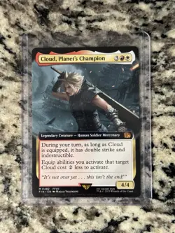 MTG Final Fantasy English Cloud, Planet's Champion Extended Art 0482 Non-Foil - Image 1