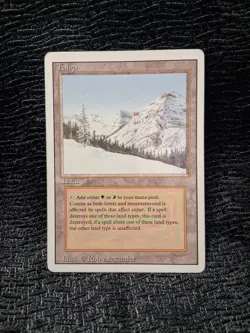 MTG Magic the Gathering Taiga Revised Edition Dual Land - Image 1