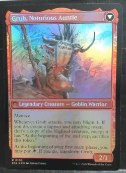 Grub Storied Matriarch Foil 0105 Lorwyn Eclipsed NM Pack Fresh - Image 2