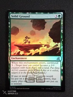 Solid Ground (Holo) MTG: Avatar: The Last Airbender #142 NM/M - Image 1