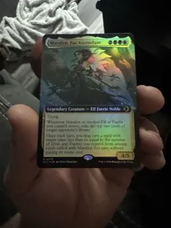 Magic: The Gathering Maralen, Fae Ascendant extended art Foil Rare nm - Image 1