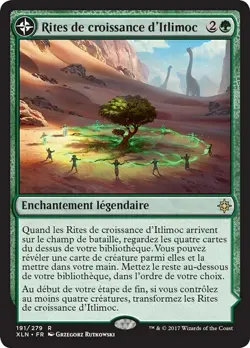 Magic the Gathering MTG GROWING RITES OF ITLIMOC FRENCH Ixalan NM - Image 1