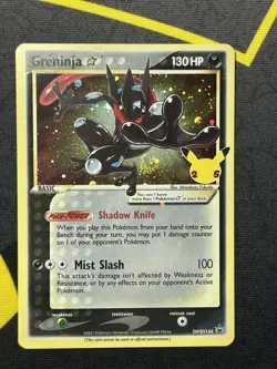 Pokemon Greninja Gold Star Promo SWSH144 SWIRL 🌀 - Image 2