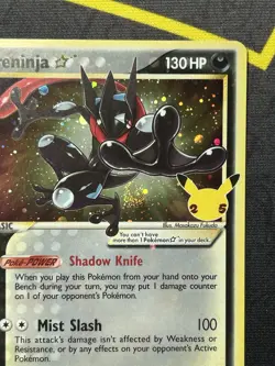 Pokemon Greninja Gold Star Promo SWSH144 SWIRL 🌀 - Image 3
