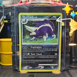 Skuntank Swirl Diamond & Pearl Holo Pokemon TCG 15/130 Rare - Image 1
