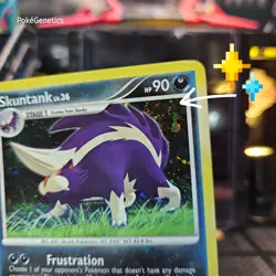 Skuntank Swirl Diamond & Pearl Holo Pokemon TCG 15/130 Rare - Image 2