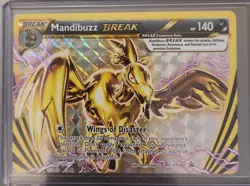 Pokemon TCG Mandibuzz BREAK XY182 Black Star Promo - NM/M - Image 1