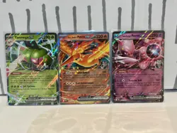 Pokemon Destined Rivals Lot Yanmega Ex Moltres Ex 031/182 Mewtwo Ex 081/182 NM - Image 1