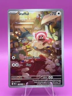Pokemon TCG Stufful 154/132 Mega Evolution Illustration Rare MINT/Near Mint - Image 1
