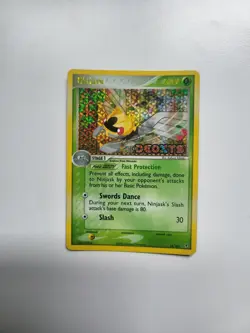 Ninjask - 13/102 EX Deoxys Pokemon - Reverse Holo Rare - Image 1