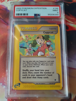 Pokemon TCG Expedition Copycat Trainer #138 2002 PSA 9 Mint - Image 1