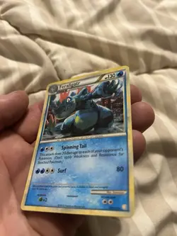 Pokemon TCG Feraligatr 20/123 HeartGold & SoulSilver Cosmos Holo Rare 2010 - Image 2