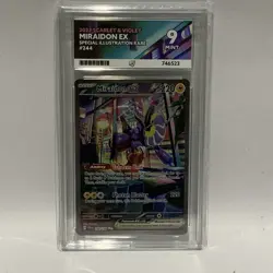 Pokemon 2023 Scarlet & Voilet Miraidon Ex SIR 244/198 Ace Graded 10 - Image 1