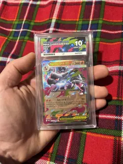 Mega Charizard X Ex 13/94 - Phantasmal Flames - Pokemon TCG - ACE 10 GEM MINT - Image 1