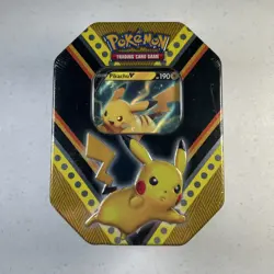 Pokemon TCG: 2020 V Powers Tin: Pikachu V Promo New Factory Sealed 4x Boosters - Image 1