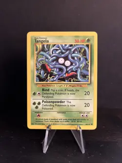 Pokemon TCG Tangela Base Set 66/102 Unlimited - Image 1