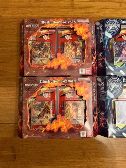 2 OF EACH One Piece Illustration Box Bundle Vol.5 & Vol.6 | New Sealed TCG - Image 2