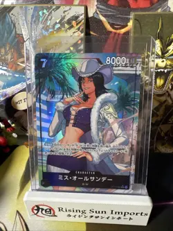 Ms. All-Sunday Alt Art OP14-084 SR The Azure Sea's Seven ONE PIECE JPN US Seller - Image 1