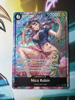 One Piece TCG Nico Robin OP12-087 SR ALT ART OP12 Legacy of the Master English - Image 3