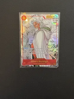 Silvers Rayleigh Manga Alt Art English OP08-118 Two Legends - Image 1