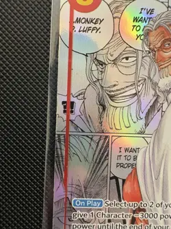 Silvers Rayleigh Manga Alt Art English OP08-118 Two Legends - Image 2