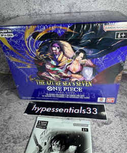 One Piece TCG THE AZURE SEA'S SEVEN Booster Box OP14 ENG With Dash Pack SEALED - Image 3
