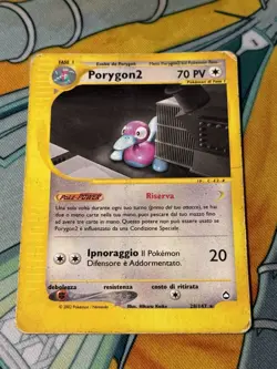 Pokemon Card Aquapolis Porygon2 28/147 WOTC 2002 Nintendo E-Series Italian - Image 1