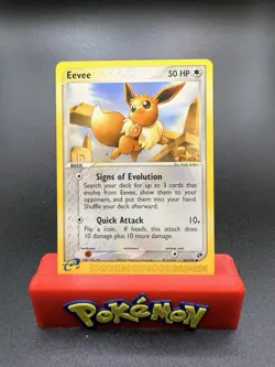 Eevee 63/100 Pokemon EX Sandstorm Regular Card - LP Common Non Holo - Image 1