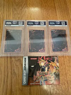 Yugioh Reshef Of Destruction Complete ROD Promo Set 2004 PSA 9 (3 Cards)+Manual - Image 2