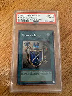 Yugioh Reshef Of Destruction Complete ROD Promo Set 2004 PSA 9 (3 Cards)+Manual - Image 5