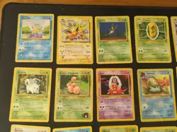 Vintage Pokemon TCG Lot 30 WOTC era cards: Base Set + Other Old Cards - Image 2