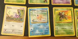 Vintage Pokemon TCG Lot 30 WOTC era cards: Base Set + Other Old Cards - Image 4