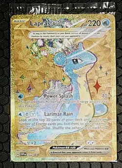 Sealed Lapras ex SVP 164 Gold Hyper Rare Terapagos UPC Promo Card Exclusive - Image 1