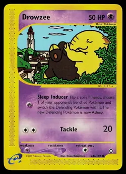 Pokemon Card - Drowzee Aquapolis 74a/147 Common - Image 1