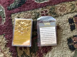 1999 Burger King 23K Pokemon Gold Plated Trading Card Togepi SEALED - Image 4