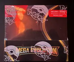 Mega Evolution Enhanced Booster Display Box 36 Packs & 1 Promo Card SLIGHT RIP - Image 1